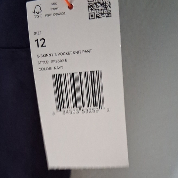 French Toast Dark Blue Skinny Pants - Picture 4 of 8